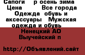 Сапоги 35 р.осень-зима  › Цена ­ 700 - Все города Одежда, обувь и аксессуары » Мужская одежда и обувь   . Ненецкий АО,Выучейский п.